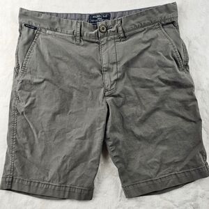 Halsey 1944 shorts mens 33 rise Dad 10.5 inch green 9 inch inseam cotton blend